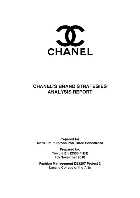 chanel brand strategies analysis|Chanel brand analysis.